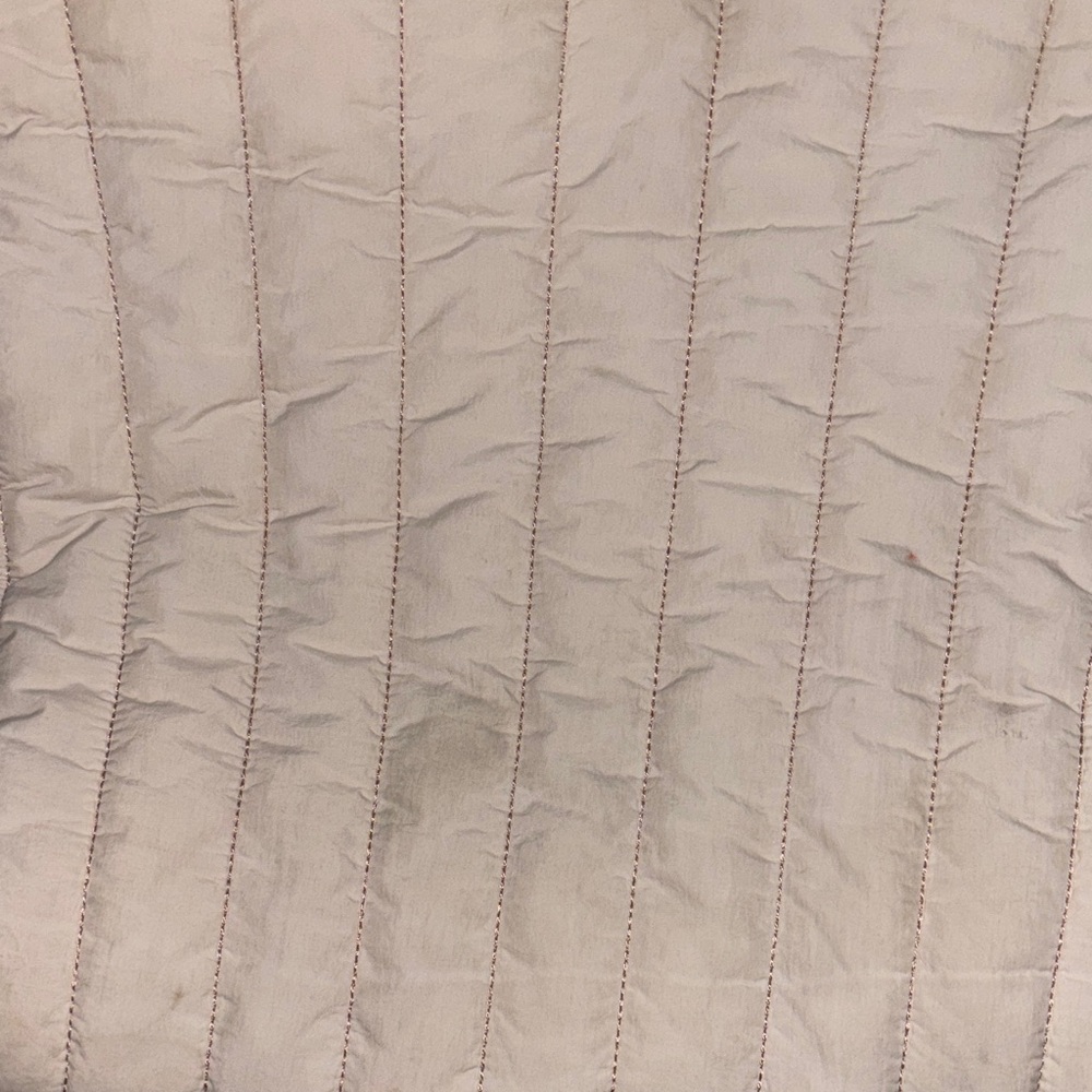 Beige Quilted Tote Bag with Character Patch - Picture 3 of 7